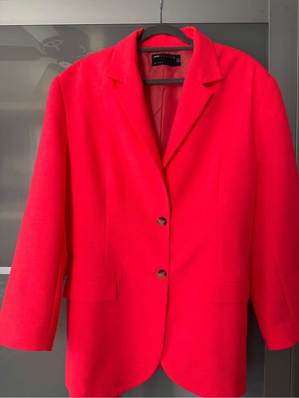 ASOS Hot Pink Tailored Blazer Jacket